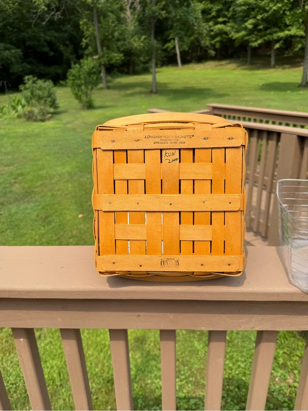 Longaberger woven basket